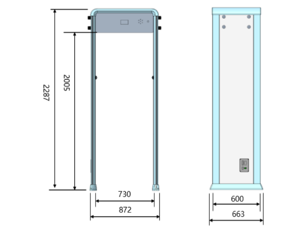 測(cè)溫人臉安檢門(mén)熱成像非接觸式測(cè)溫，助力疫情防控